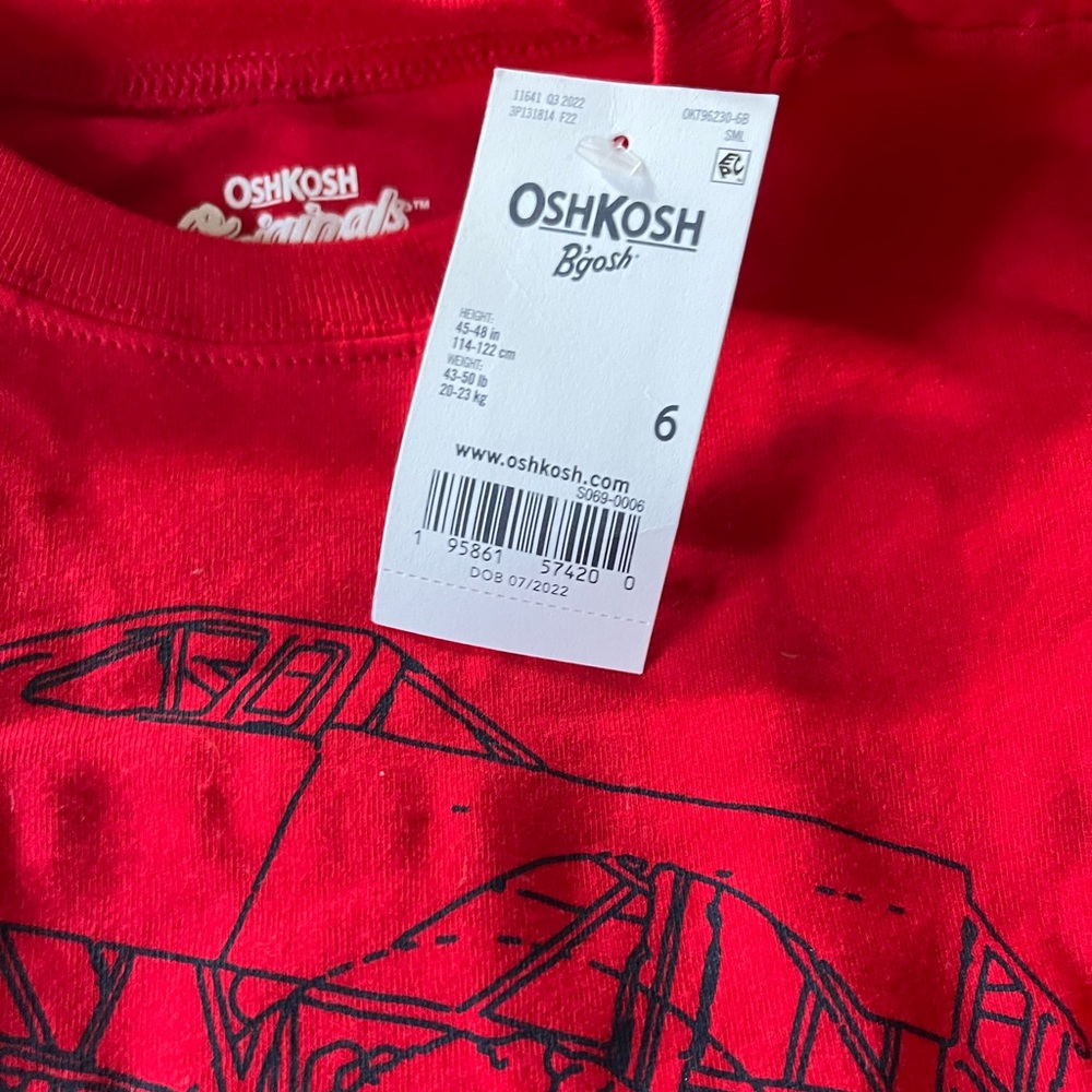 Boy’s long sleeve truck shirt - Picture 4 of 4